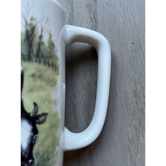 Vintage OTAGIRI Japan Cow with Calf in Pasture Coffee Mug Cup  8 oz. - Picture 4 of 9